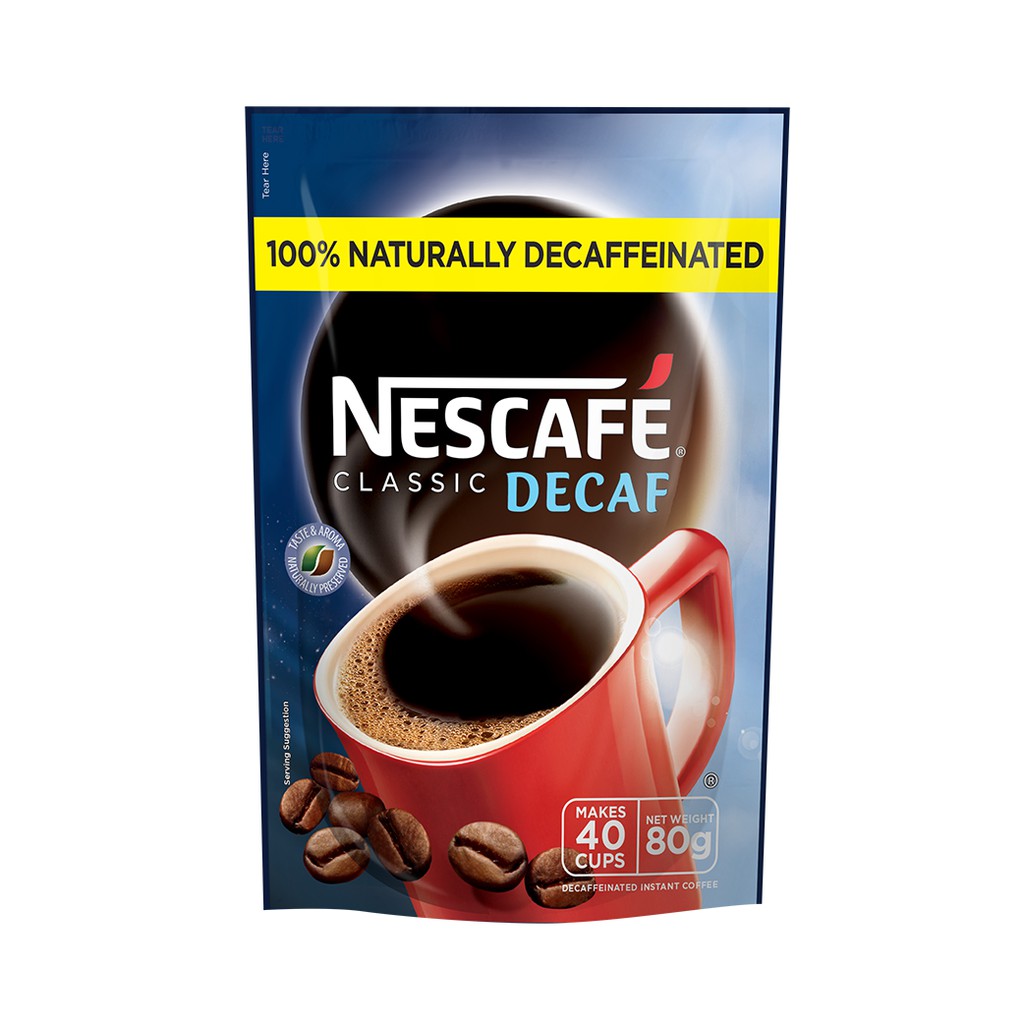 Nescafe Classic Decaf Instant Coffee 80g Shopee Philippines