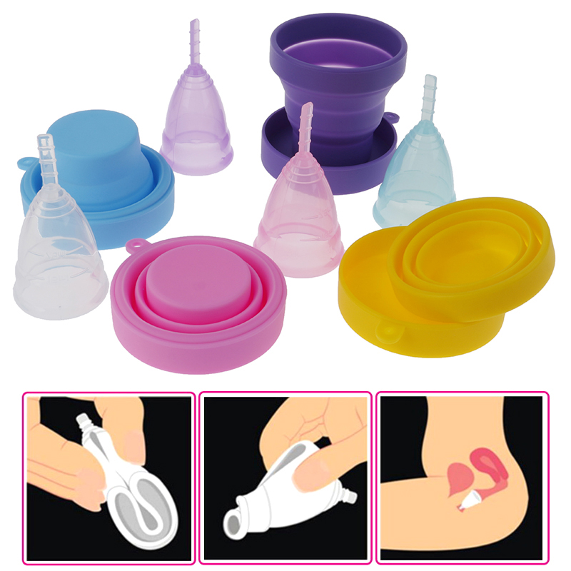 HBPH 3 Pcs Menstrual Cup Sterilizer Period Cup Copa Menstrual De