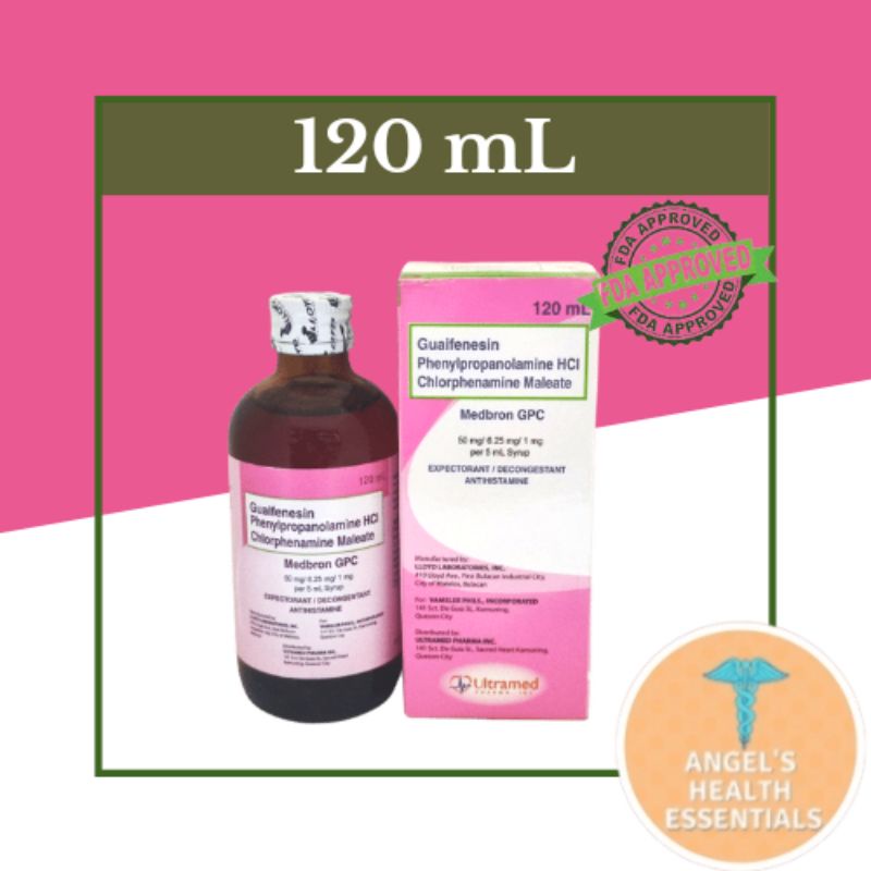 Medbron GPC Syrup Sipon Ubo ng Bata | Shopee Philippines