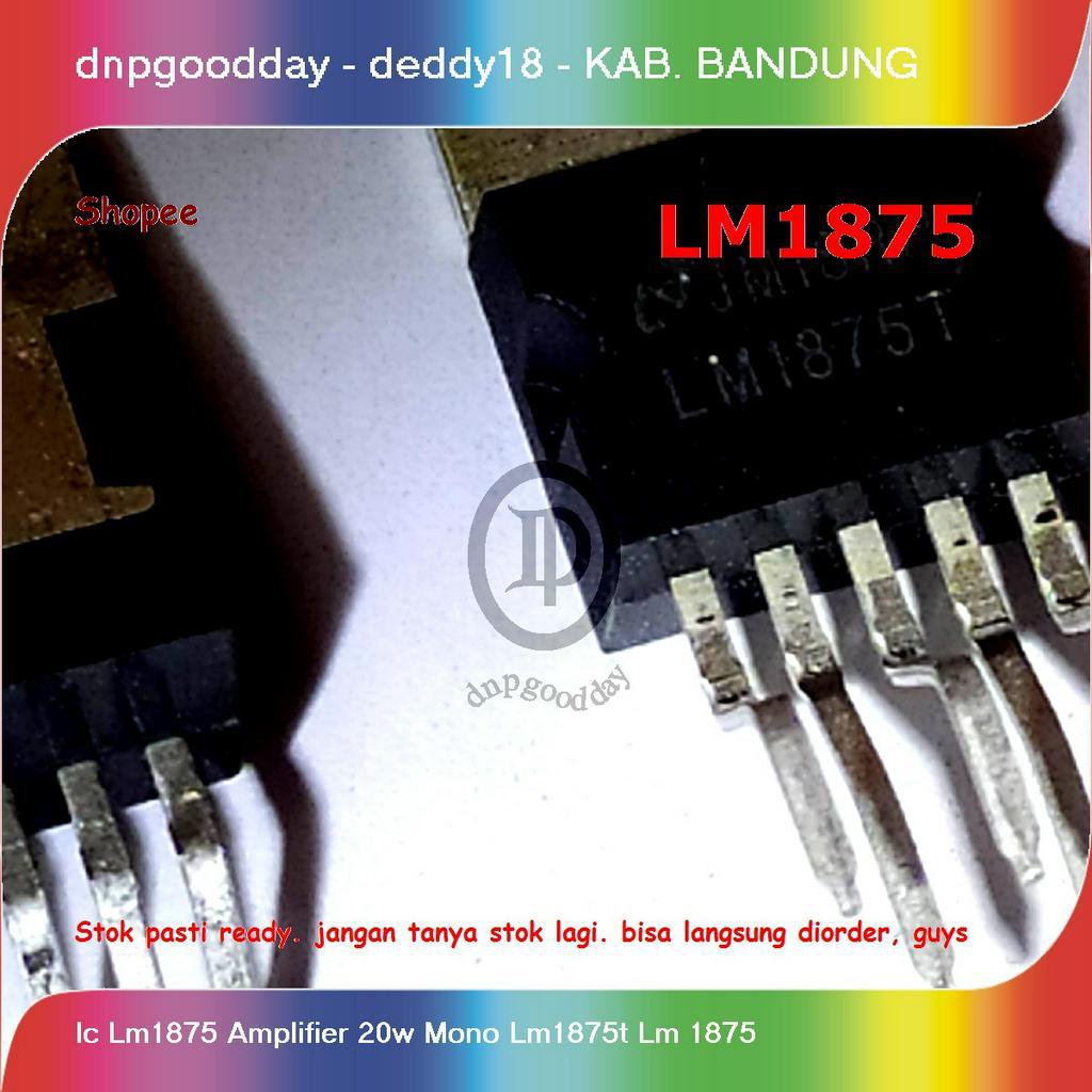 Ic Lm1875 Amplifier 20w Mono Lm1875t Lm 1875 | Shopee Philippines
