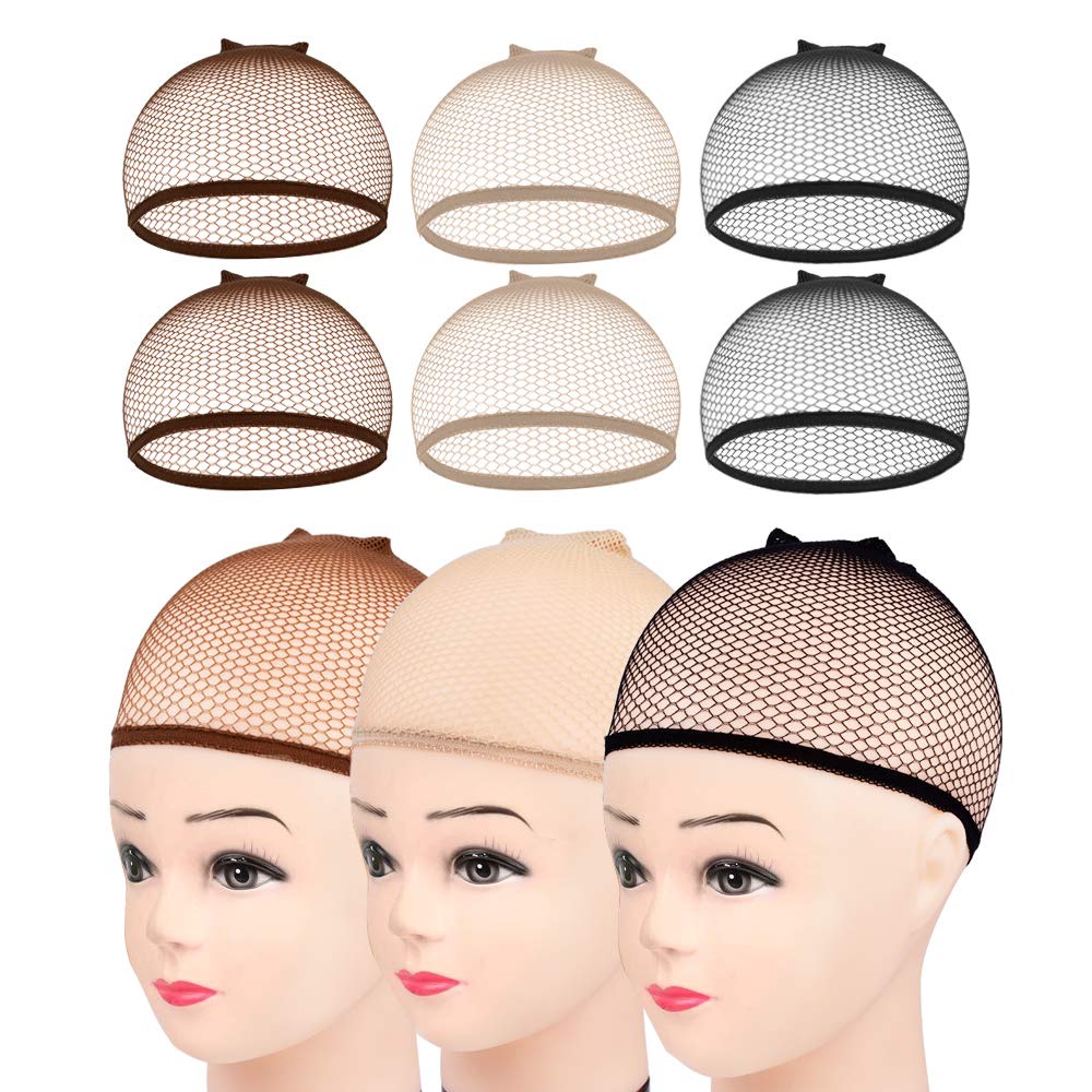 Elastic Mesh for Women Wigs Hair Accessories/ Black Nylon Hairpiece Wig