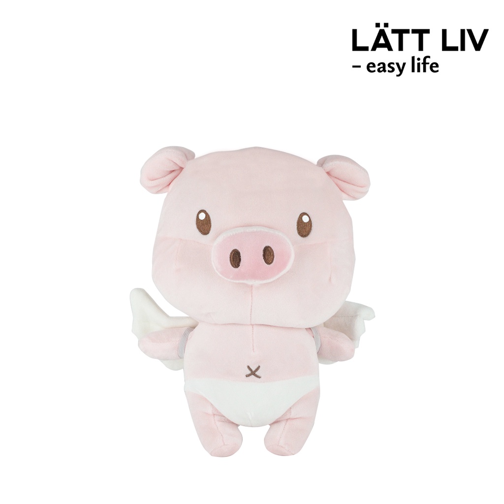 LATT LIV Angel Piglet Stuffed Toy | Shopee Philippines