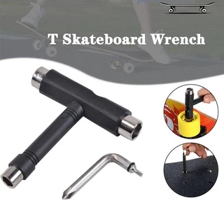 1 Set Skateboard Tool Roller Skate Scooter Adjusting T-Wrench Longboard Fish  Board Repair Tools L-type Head Spanner Screwdriver