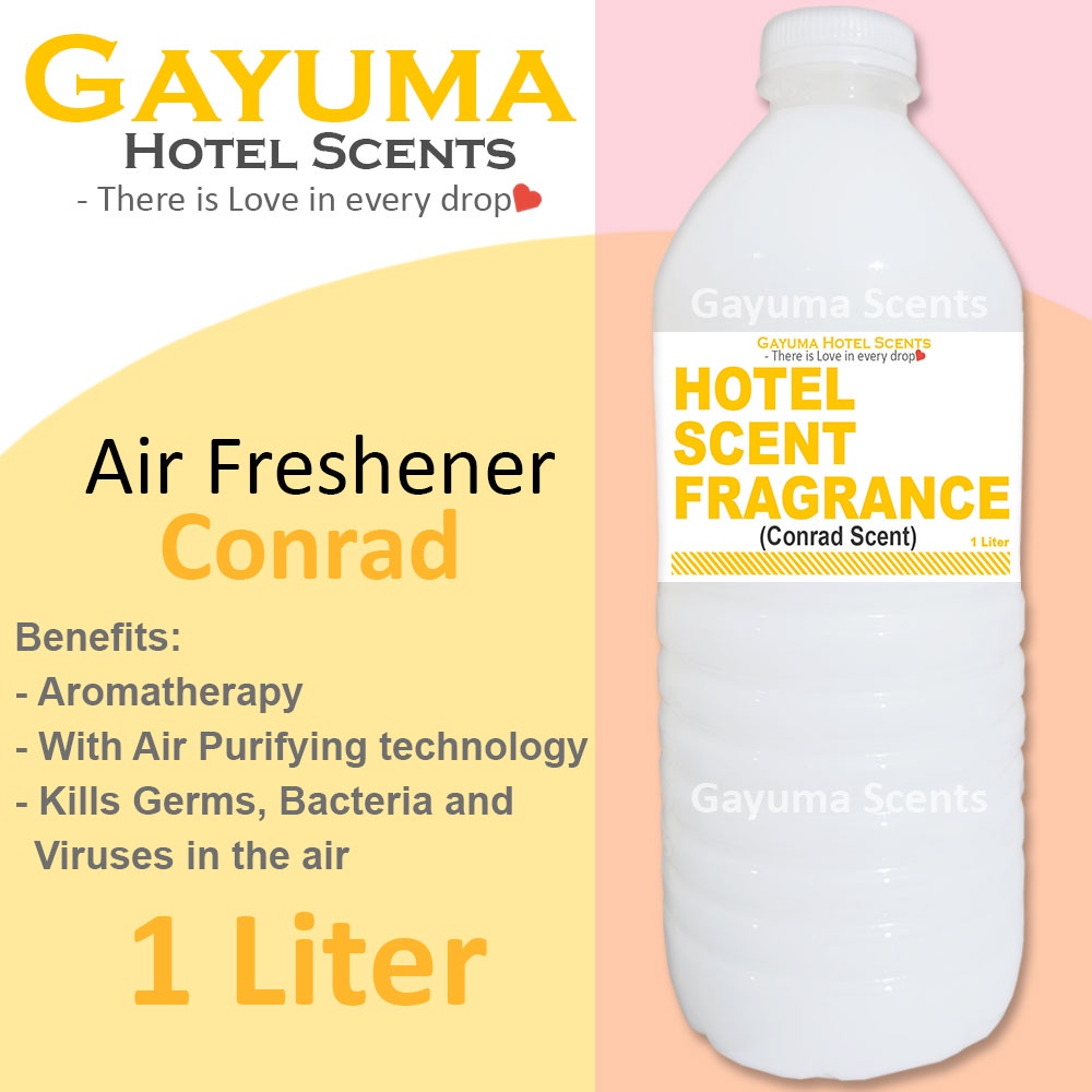Gayuma CONRAD 1 Liter Premium Hotel Scents for Humidifier Diffuser