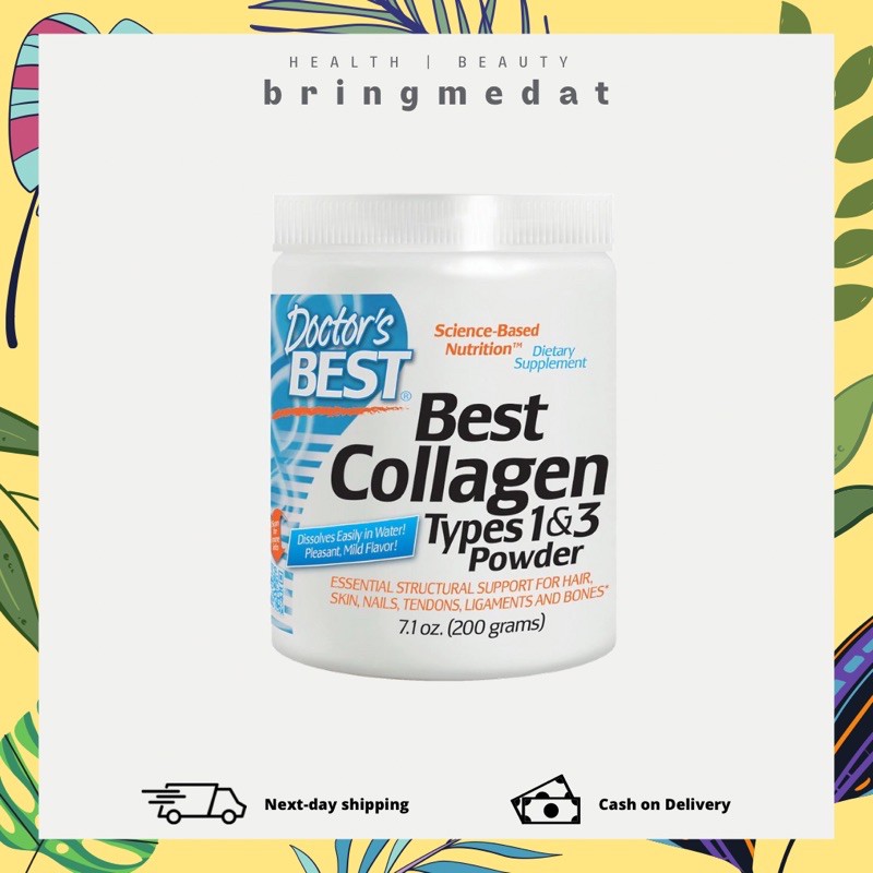 Doctor's Best Pure Collagen Types 1 And 3 Powder 7.1 Oz (200 G ...