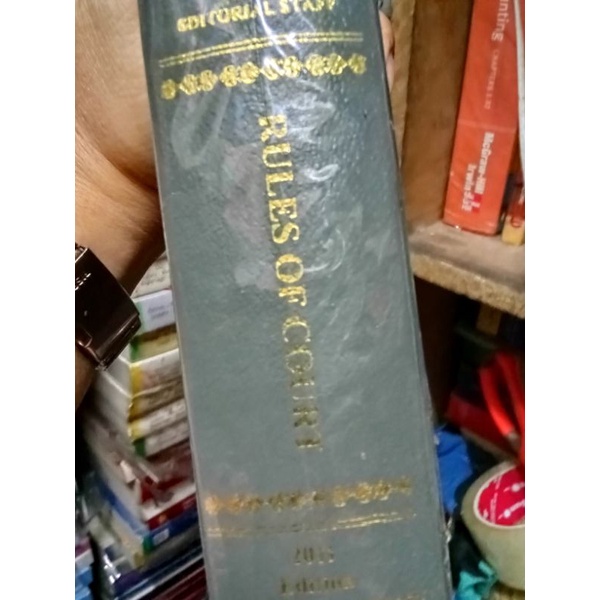 RULES OF COURT CODAL (USED LAW BOOKS) Shopee Philippines