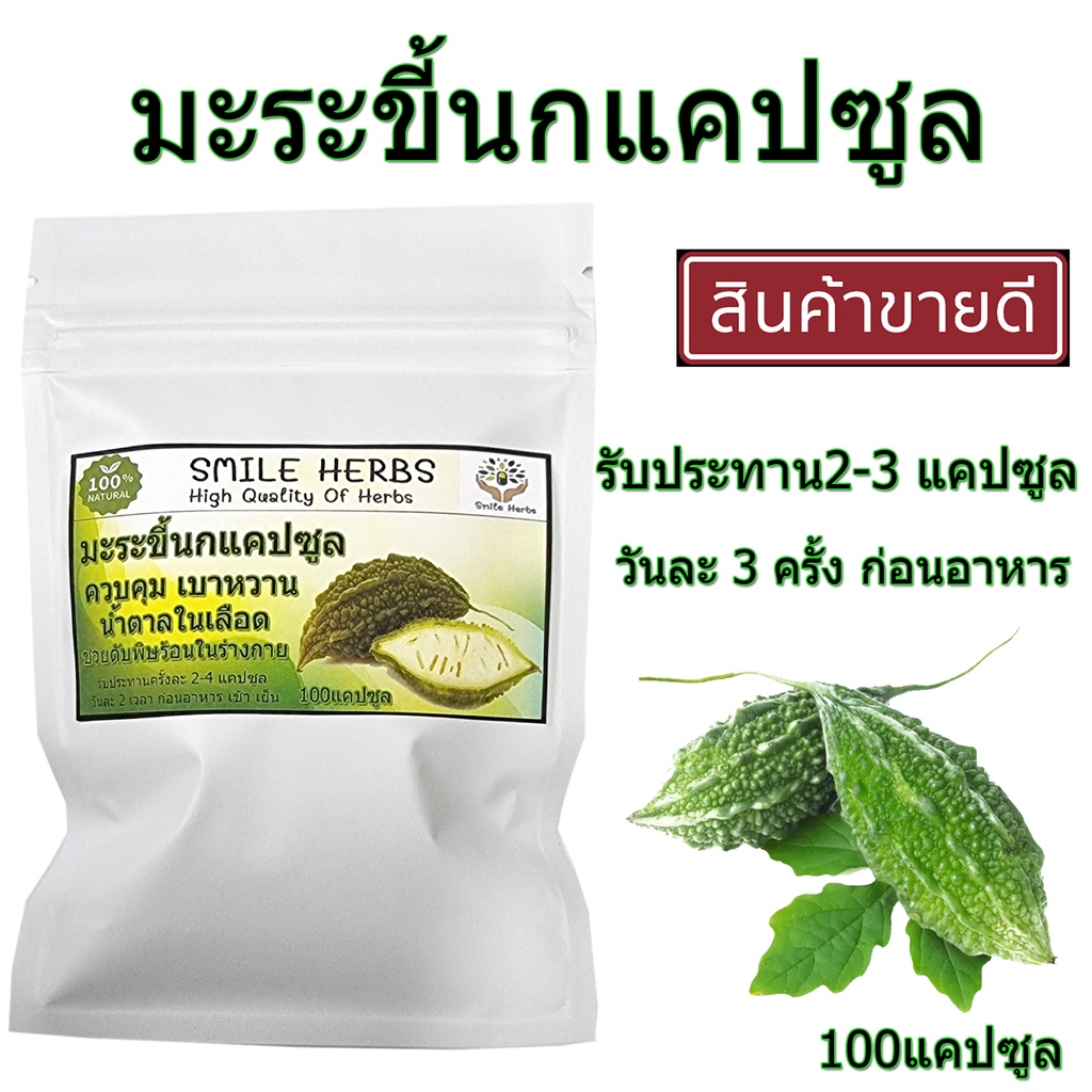 Real Bitter Gourd 1 Contains 100 Capsules 250 Mg. Shopee Philippines