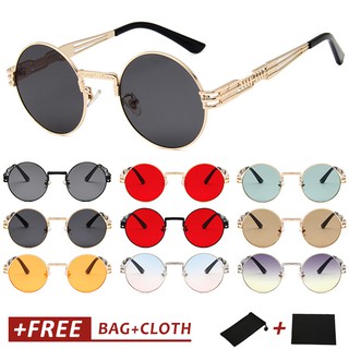 Iron Man Retro Square Candy Color Small Sunglasses Men/Women