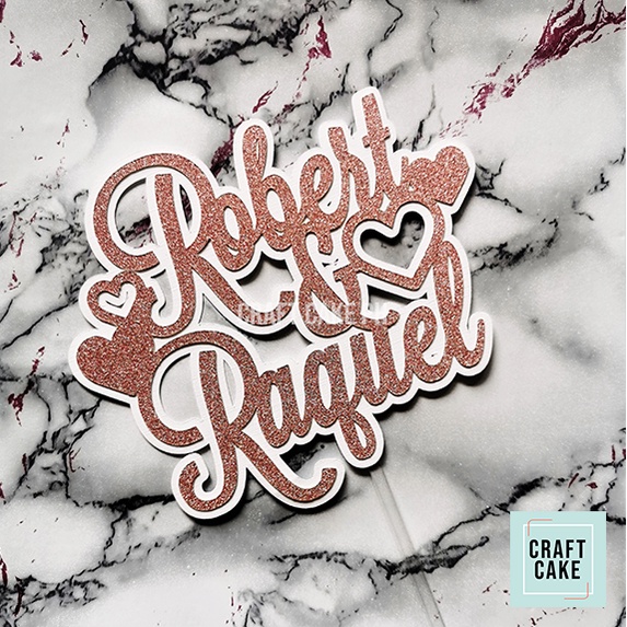 2-color Customized Cake Topper | Shopee Philippines