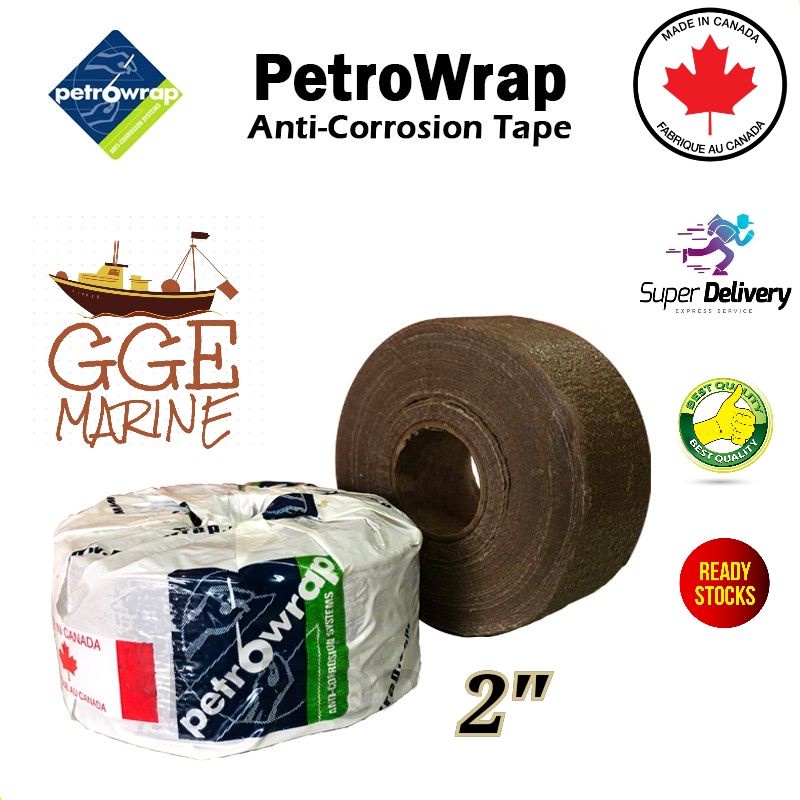 2" PetroWrap Denso Tape Marine AntiCorrosion Grease Tape ( Tape Minyak