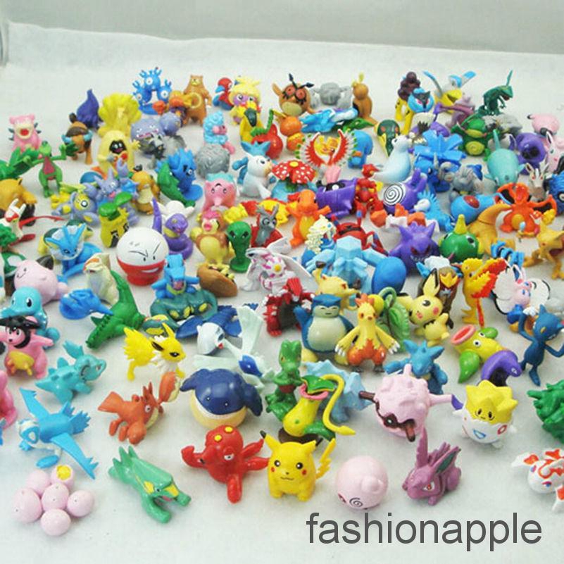 COD 24pcs Mixed Lots Pokemon Mini Random Pearl Figures Toy