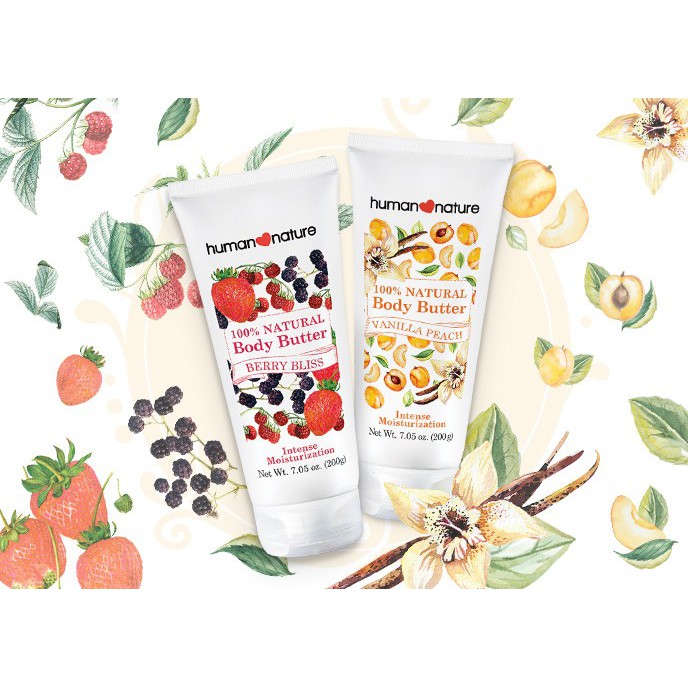 Human Nature Natural Body Butter 200g | Shopee Philippines