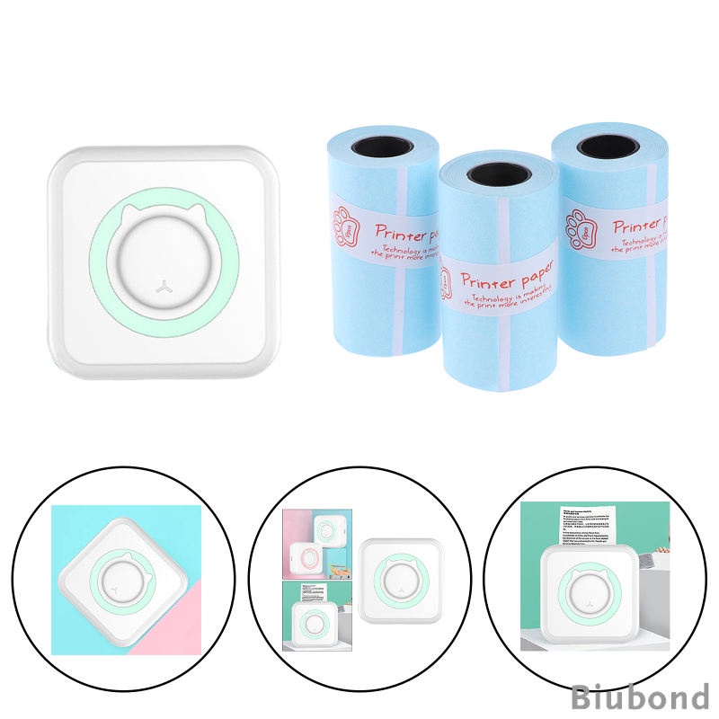 Thermal Paper Photo Printer and Bluetooth Thermal Printer Label Sticker ...