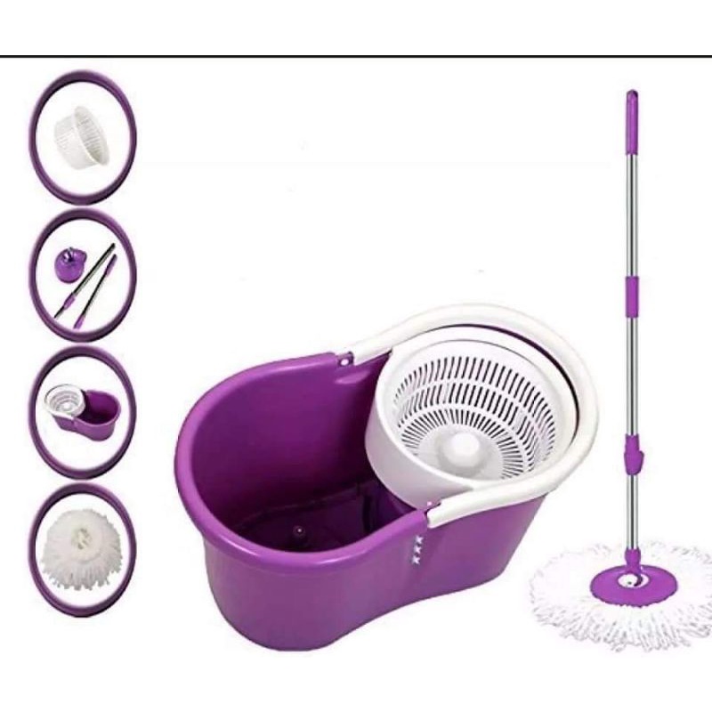 Spin Mop Cleaner (Double Drive,No Hand Washing) Shopee Philippines
