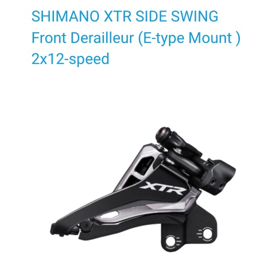 Fd M9100 Xtr M SHIMANO XTR FD-M9100-E SIDE SWING Front Derailleur
