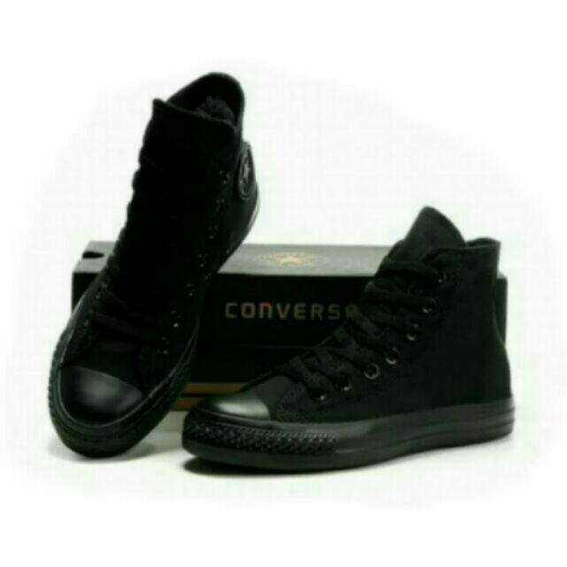 Converse shoes high 2025 cut black