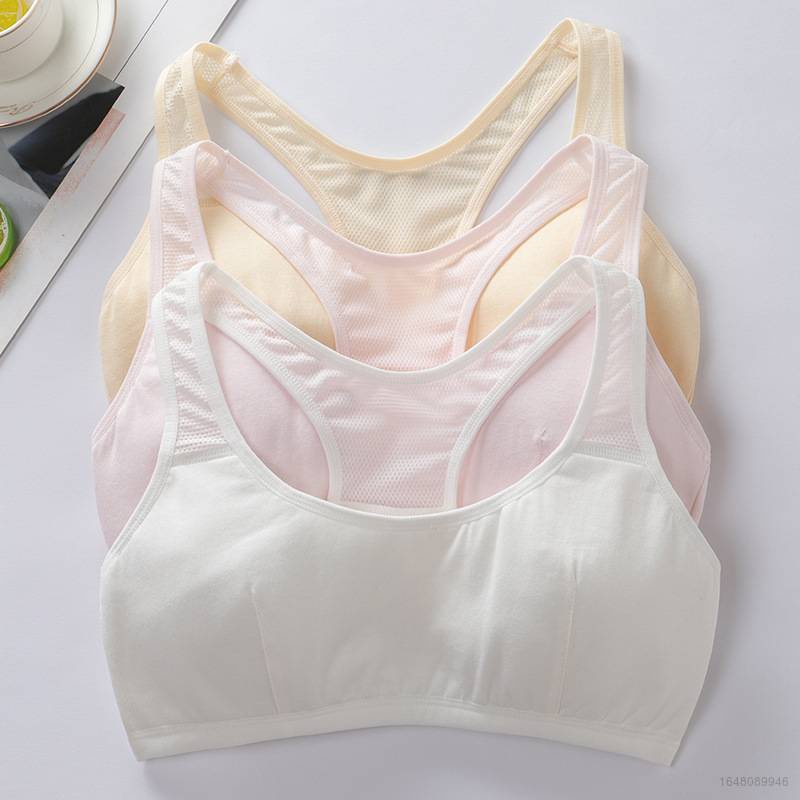 Xue New cute 12-13-15 years old Teens Bra For Girl Kids bralette tops ...