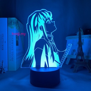 3d Led Lamp Anime Fire Force Maki Oze for Bedroom Decorative