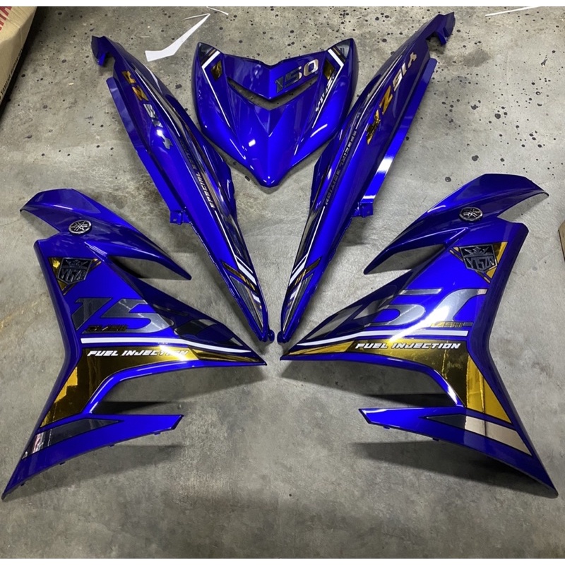 YAMAHA Y15 Y15zr V1 V2 Coverset se chrome gold overlap 3D (Special ...