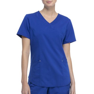 Scrubstar women's premium rayon hot sale mock wrap scrub top