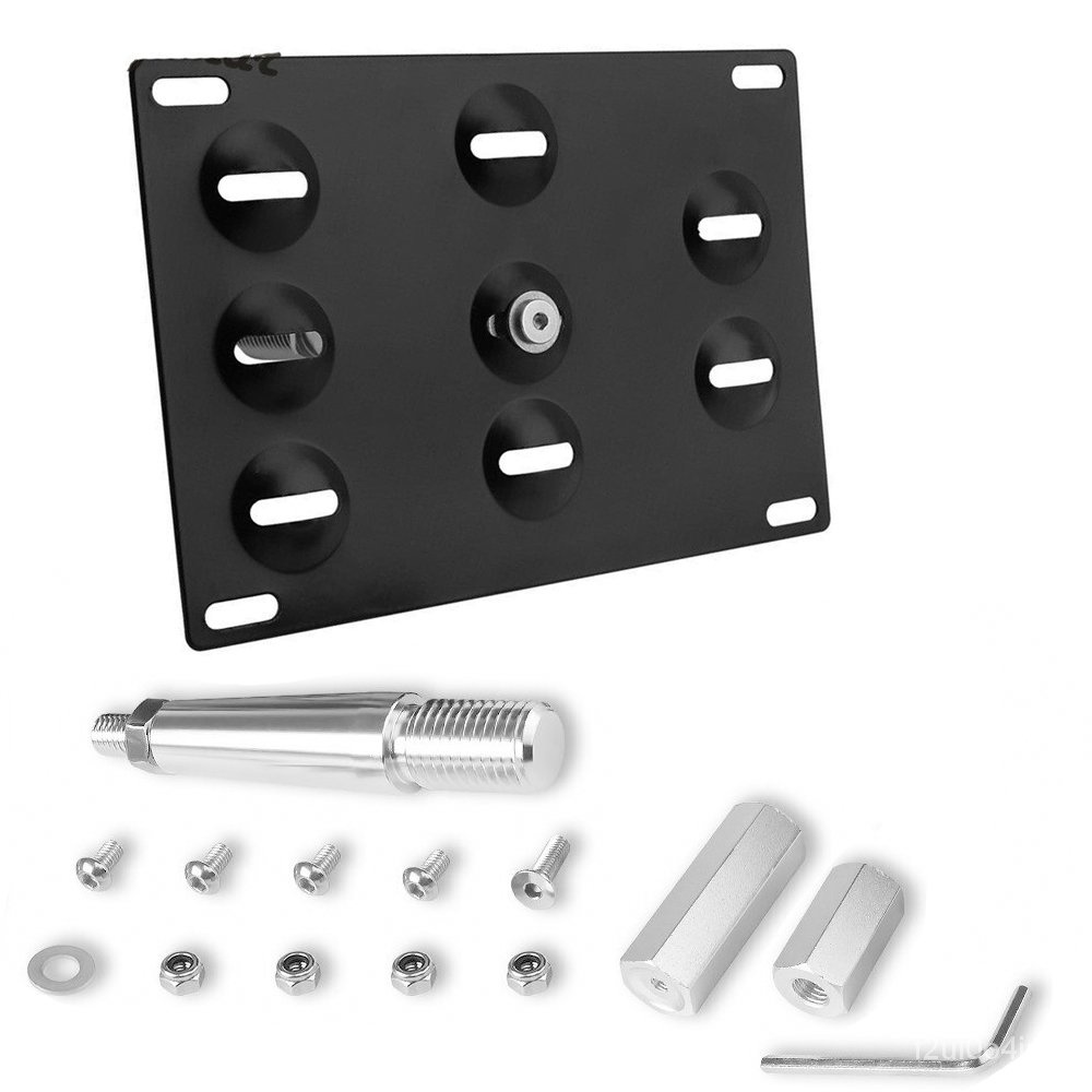 Bumper Tow Hook License Plate Mounting Bracket For NISSAN GTR 370Z