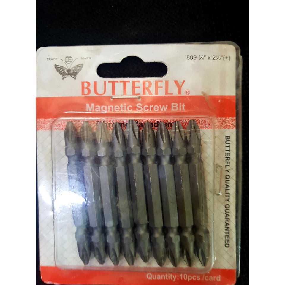 Butterfly ScrewBit 1/4x 2 1/2 per PIECE | Shopee Philippines
