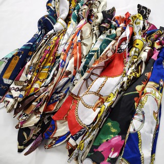 1 Piece Twilly Scarf for Bag New Fashion Handbag Tie Scarves Women's  Decorative Tied Bag Ribbon Hair Band Imitation Silk Scarf Small Twill