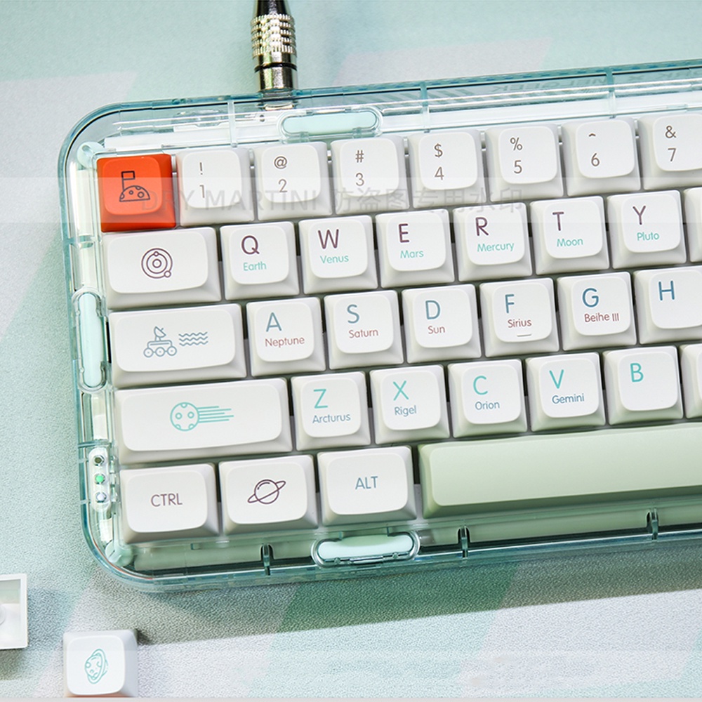126Keys Explore Planet Keycaps XDA Profiles PBT Dye-Sublimation ...