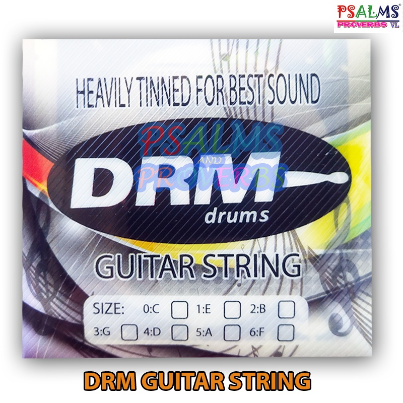 GUITAR STRING DRM 0 1 2 3 4 5 6 Shopee Philippines