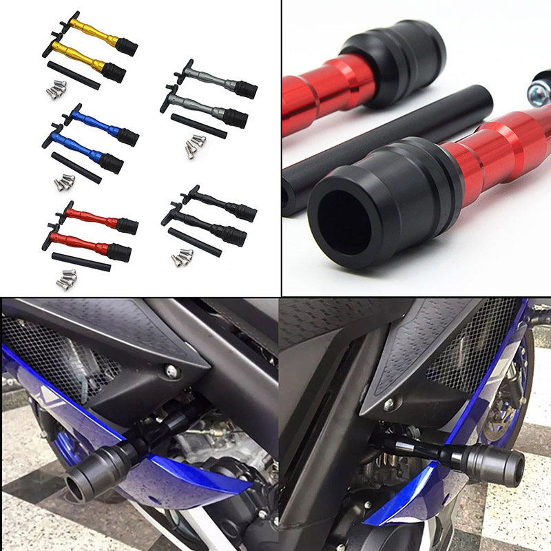 SEMSPEED Motorcycle Falling Protection Frame Slider Plating Guard Crash ...