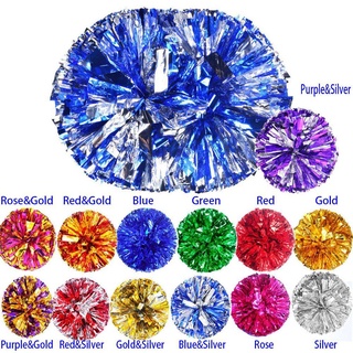 Luoluvo Cheerleader Pom Poms Finger Ring Style Competition Flower 