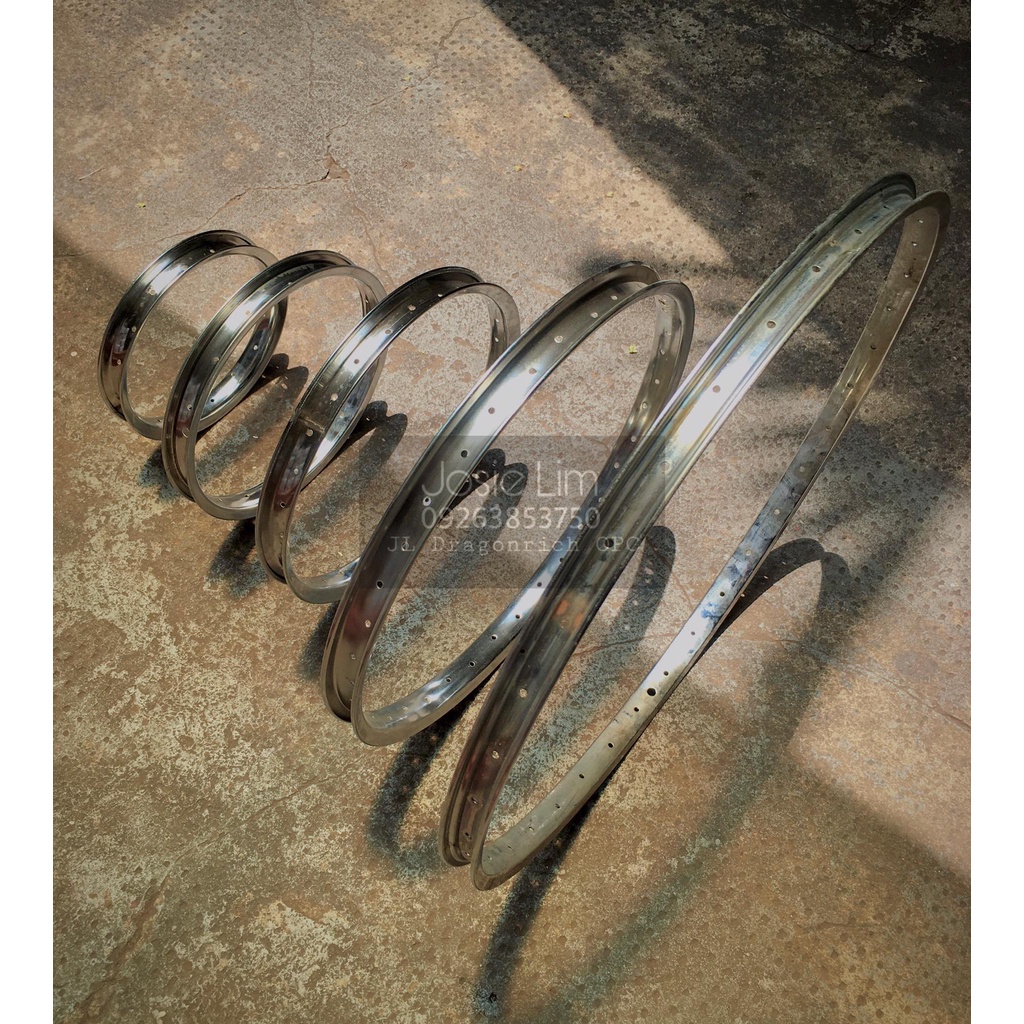 Bike Wheel Rim Steel 12"/14"/16"/20"/24"/26" BMX Bike Folding MTB Japan