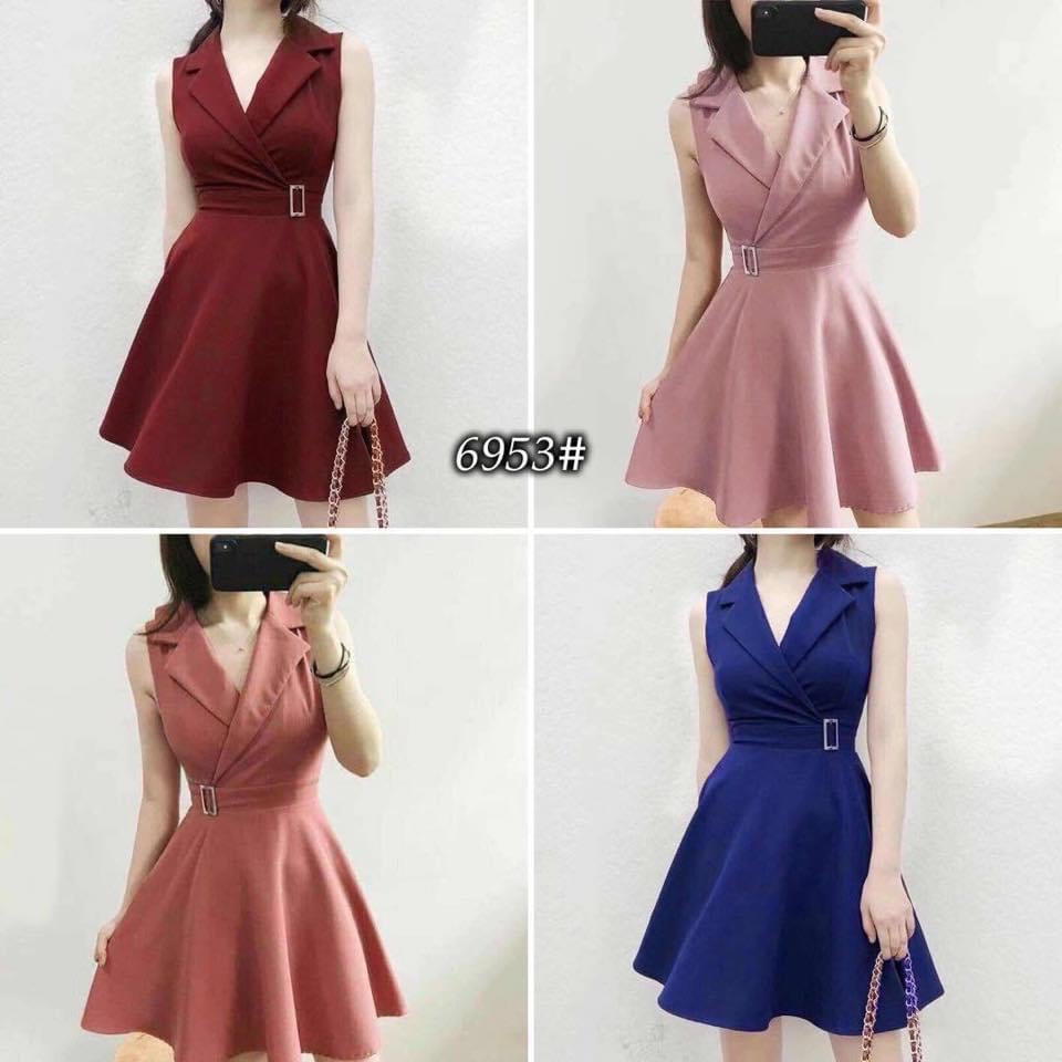 Korean semi formal sales dress