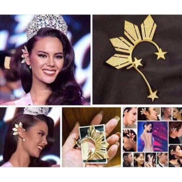 COD catriona gray inspired ear caff Shopee Philippines