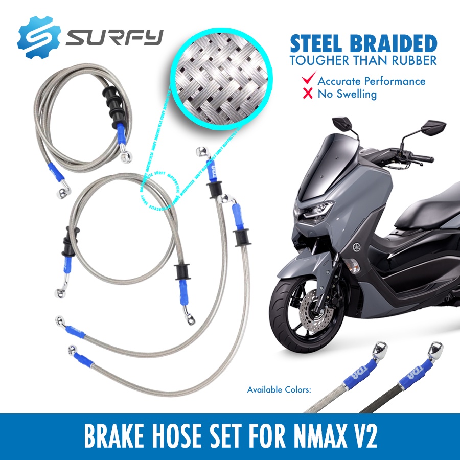Tdr Nmax V1 And V2 Brake Hose Abs Set Shopee Philippines