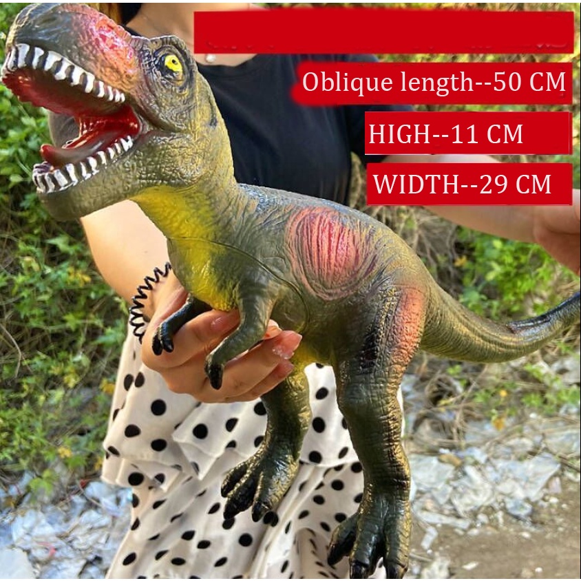 6-Piece Jumbo Dinosaur Toy Set Realistic 9