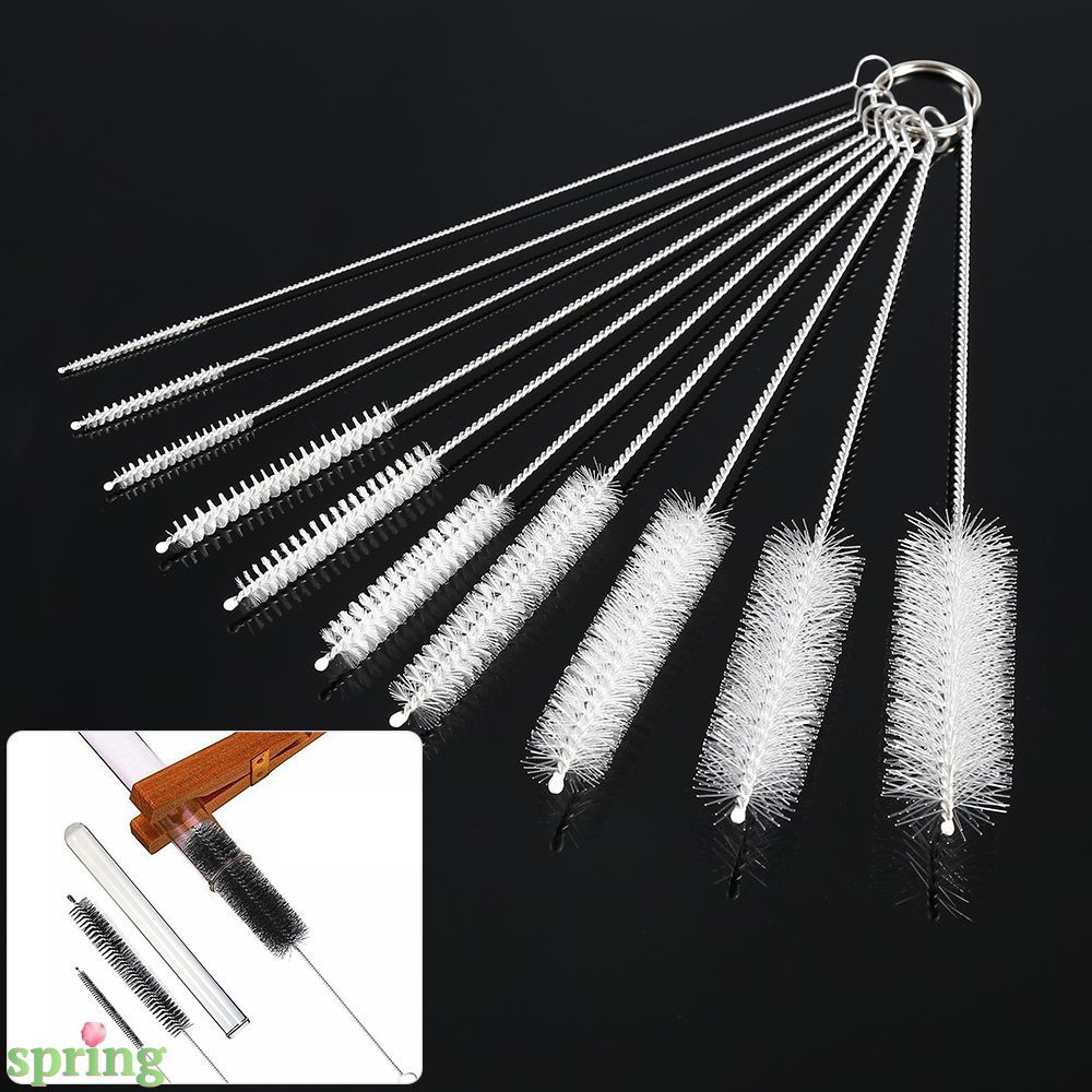 105pcs Laboratory Nylon Bristles Test Tube Bottle Cleaning Brush Chemistry Test Tube Bottle 1424