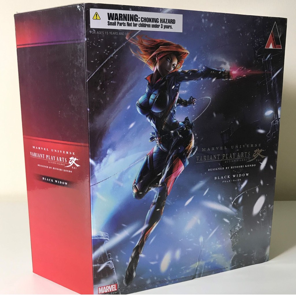 Marvel Universe Variant Play Arts Kai Black Widow Authentic