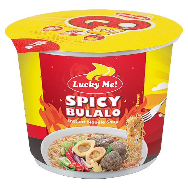 Lucky Me! Gocup Mini Spicy Bulalo 40Grams | Shopee Philippines