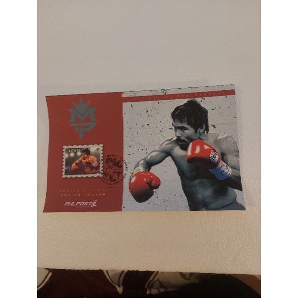 Maxi Card Manny Pacquiao with 1 value stamp hard to find | Shopee ...