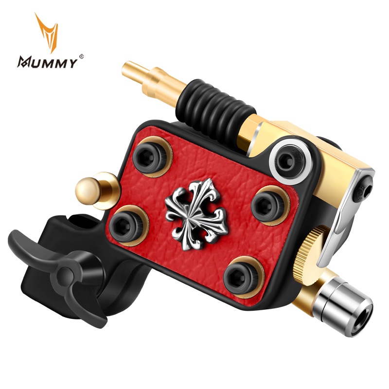 Mummy RotaryTattoo Machine Adjust Stroke Length Tattoo Gun RCA Connect ...