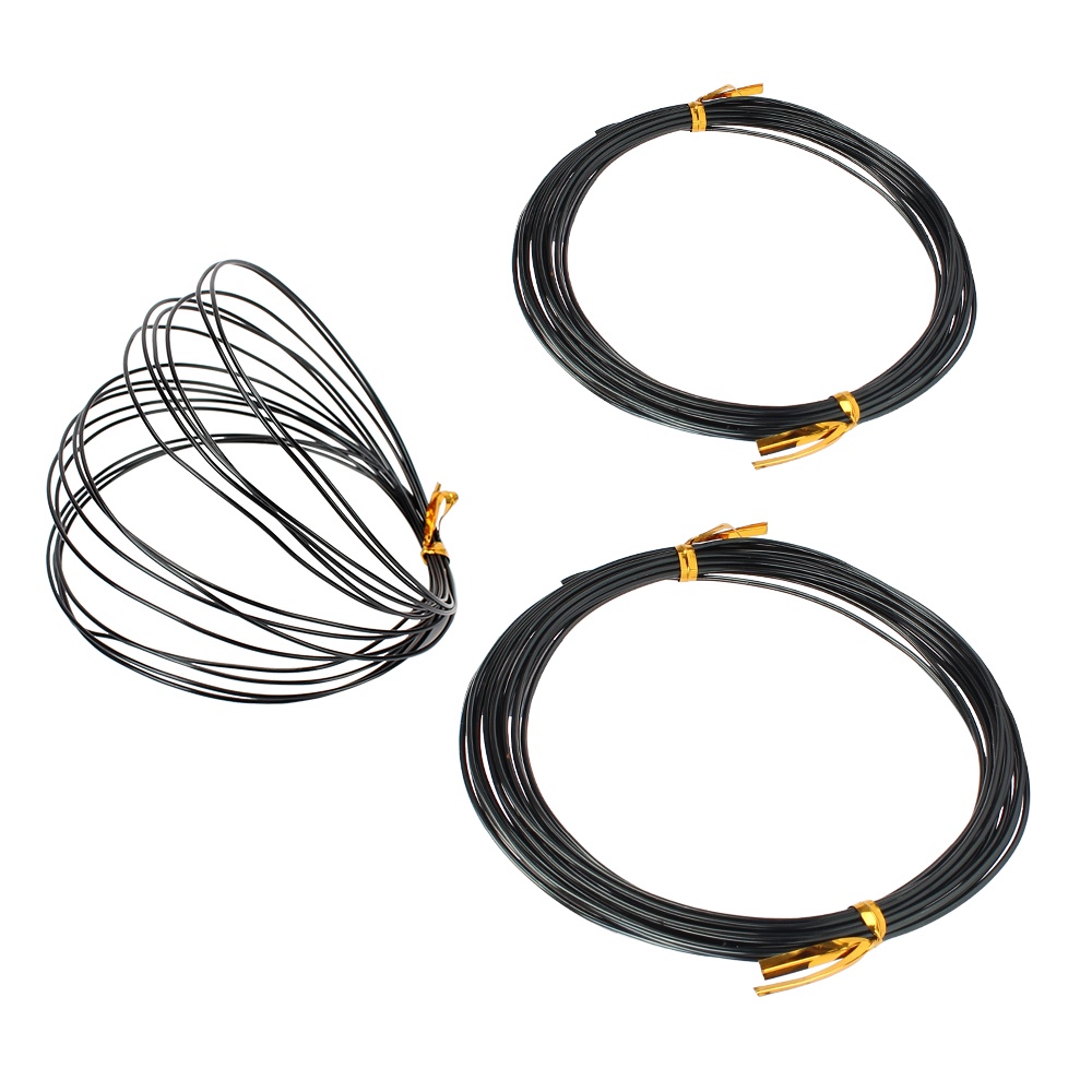 200 Anodized Aluminum Bonsai Training Wire 4 Colors Optional