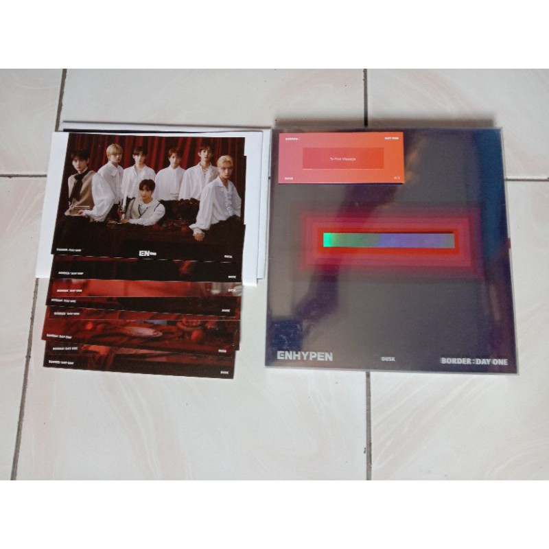 Album Only Enhypen Border Day One Dusk (Booked) Shopee Philippines