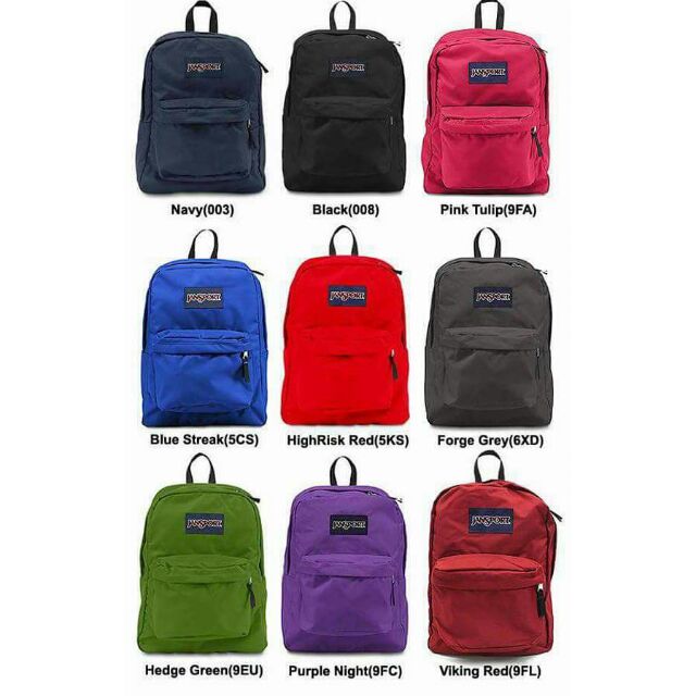 Jansport cheap backpack colors