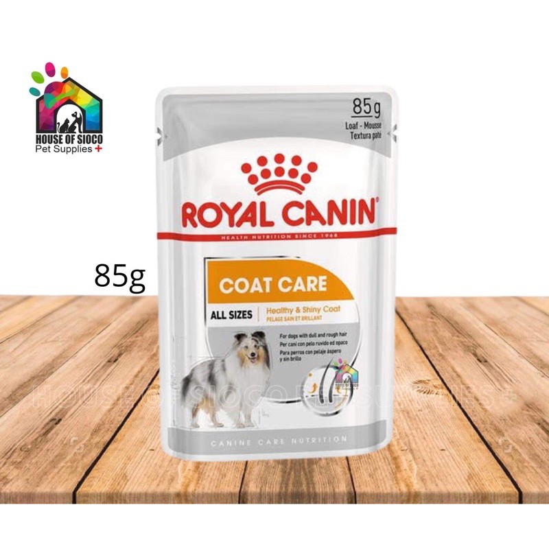 Royal Canin Coat Care Wet Dog Food 85g Shopee Philippines