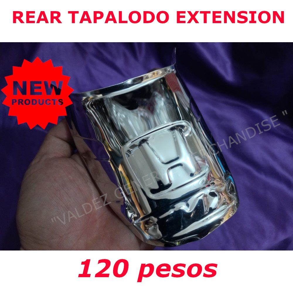 Stainless Rear Fender, Likod Tapalodo Extension, Mudguard Small 120 ...