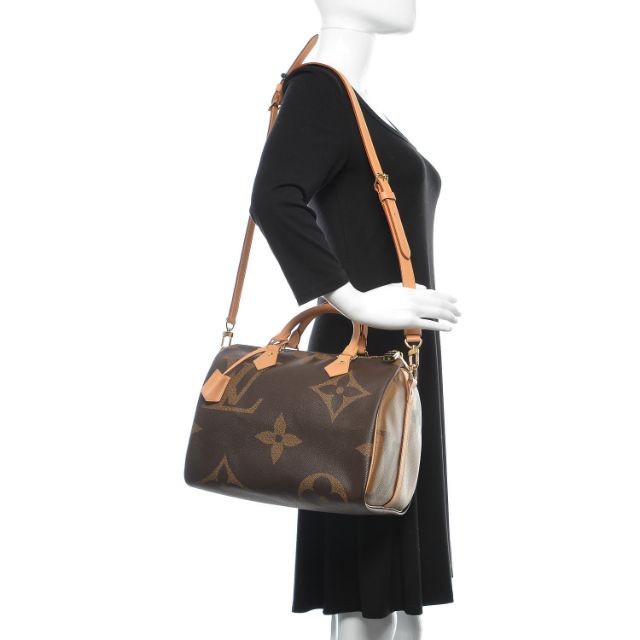 Louis Vuitton Speedy Bandouliere Bag Reverse Monogram Giant 30 at