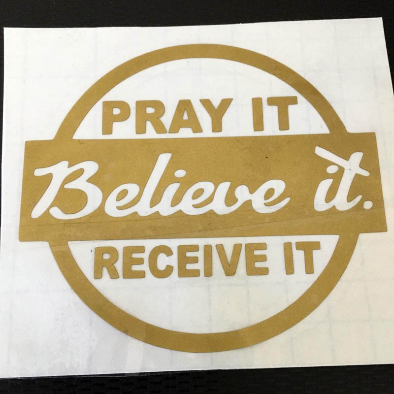 Bible Verse Decal Sticker - Die Cut Waterproof | Shopee Philippines