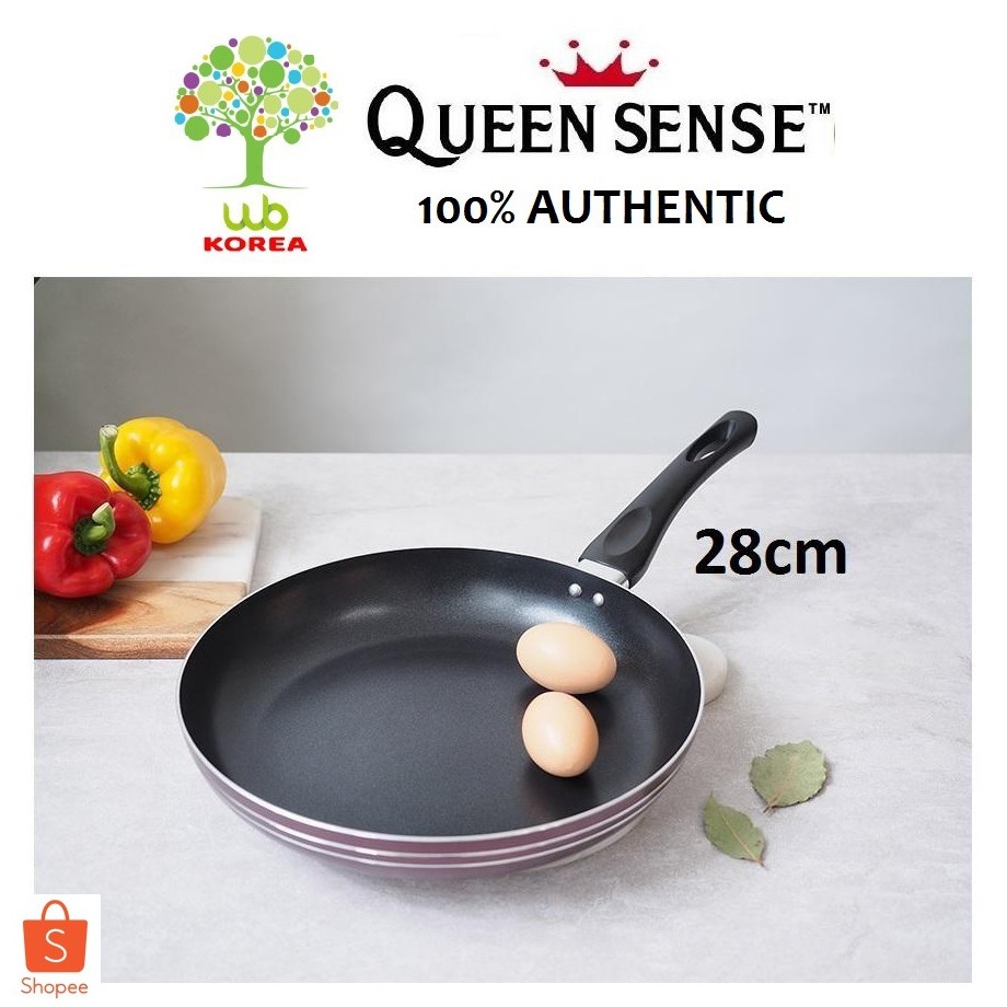 QUEEN SENSE Victoria Deli Fry Pan 28cm (Purple) | Shopee Philippines