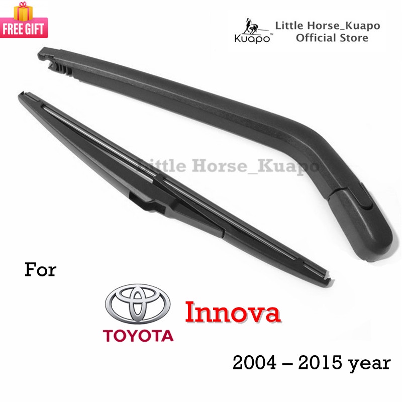 (Kuapo Quality) Toyota Innova Rear Wiper Assembly (Set/Arm/Blade/Nut